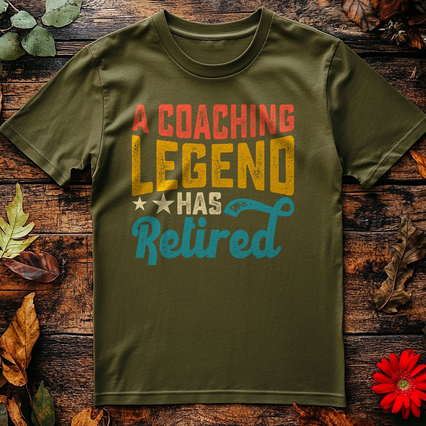 Coaching Retired Curve T-shirt