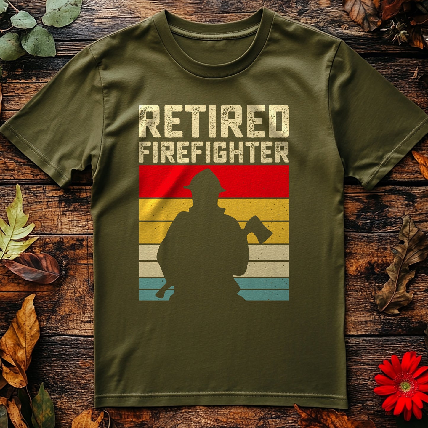 Retired Firefighter Silo T-Shirt