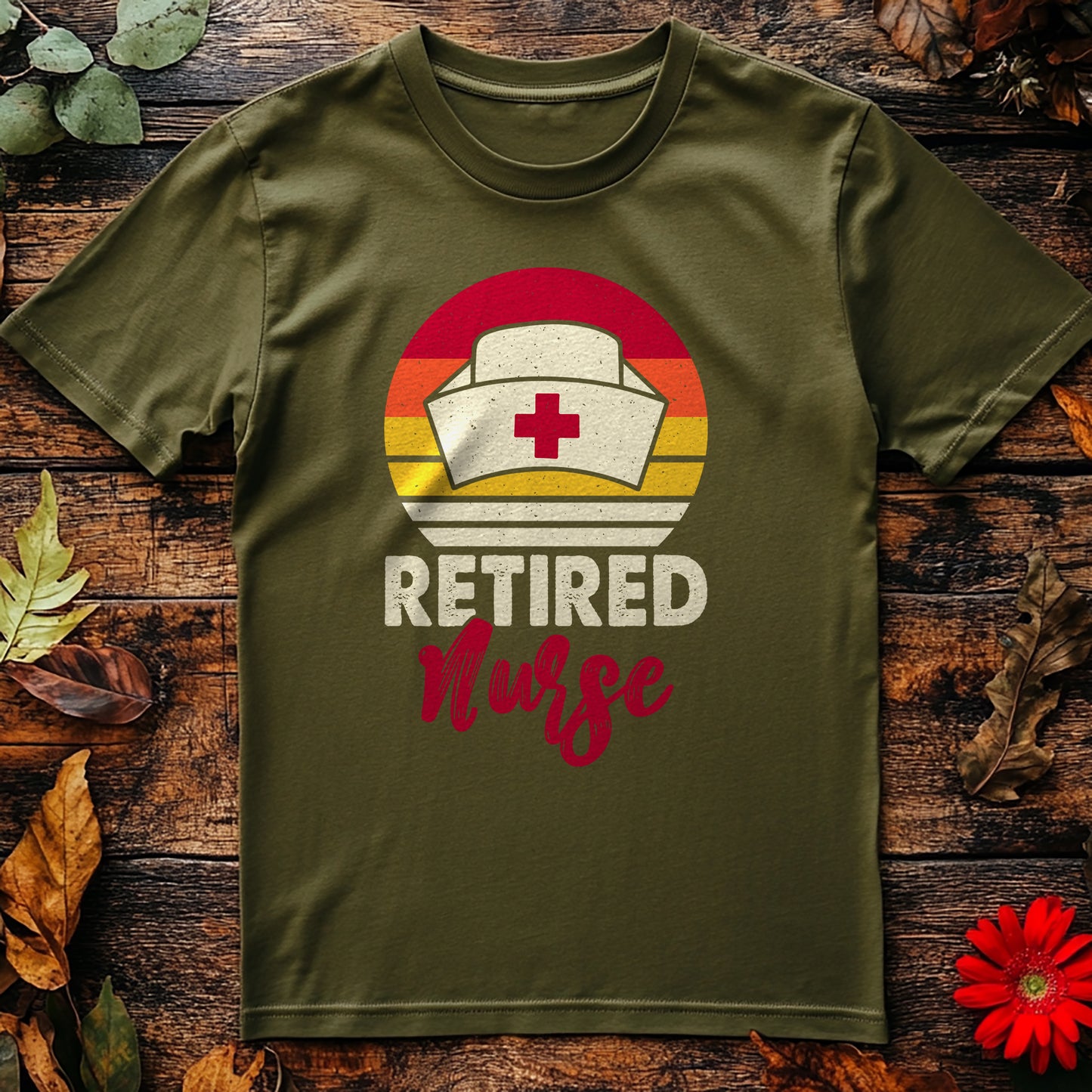 Retired Nurse Sunset T-Shirt