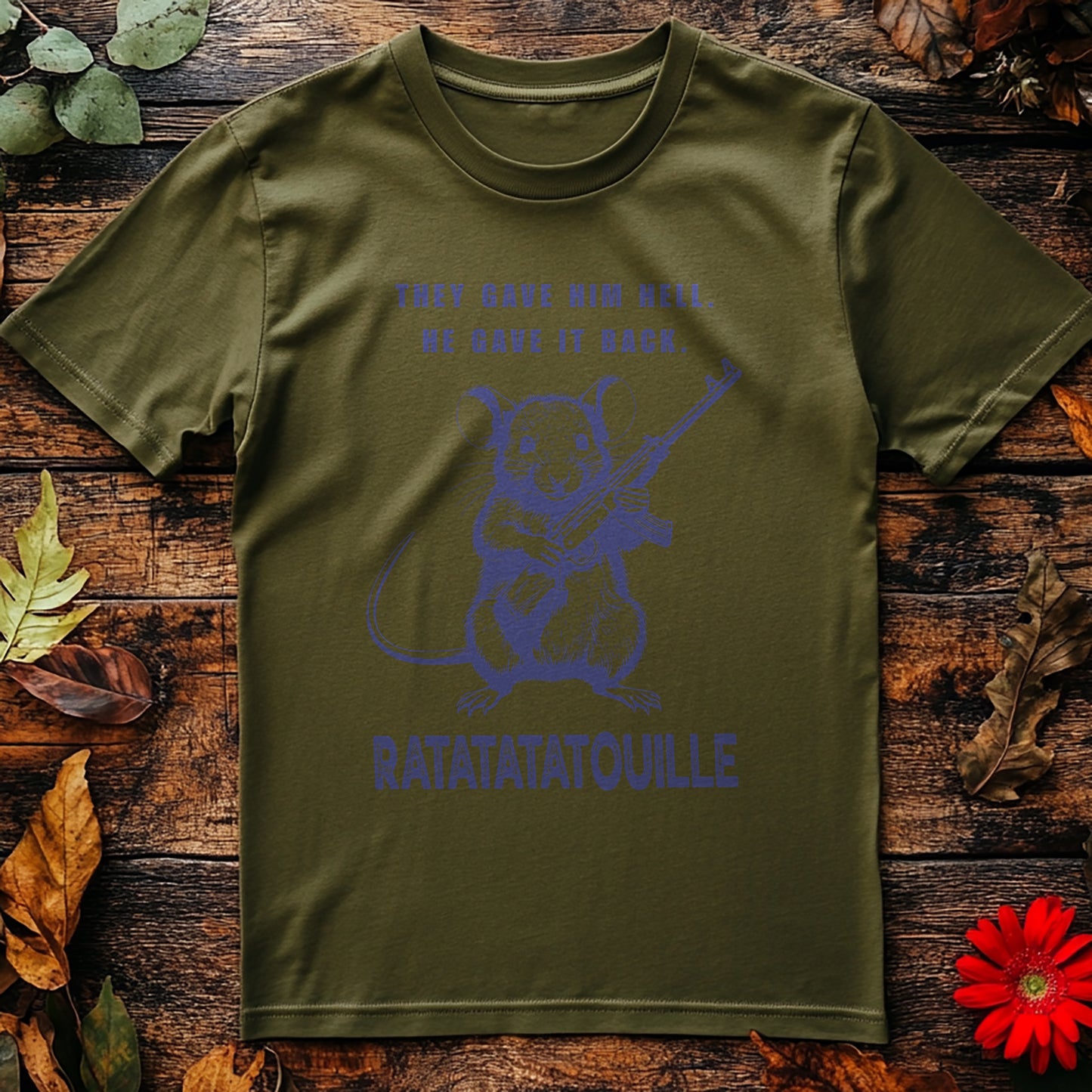 Gun Wielding Rat T-Shirt