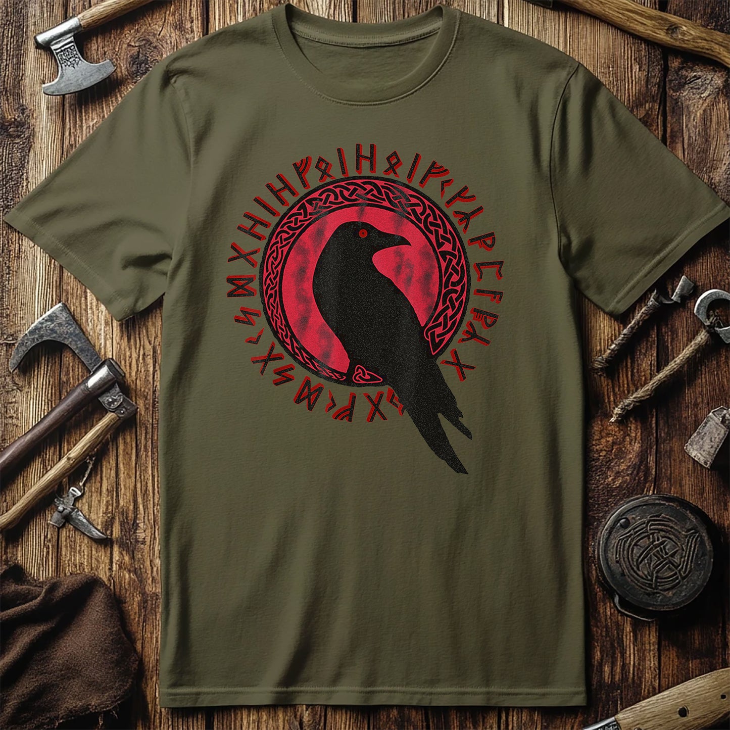 Odin's Raven Huginn & Muninn T-Shirt