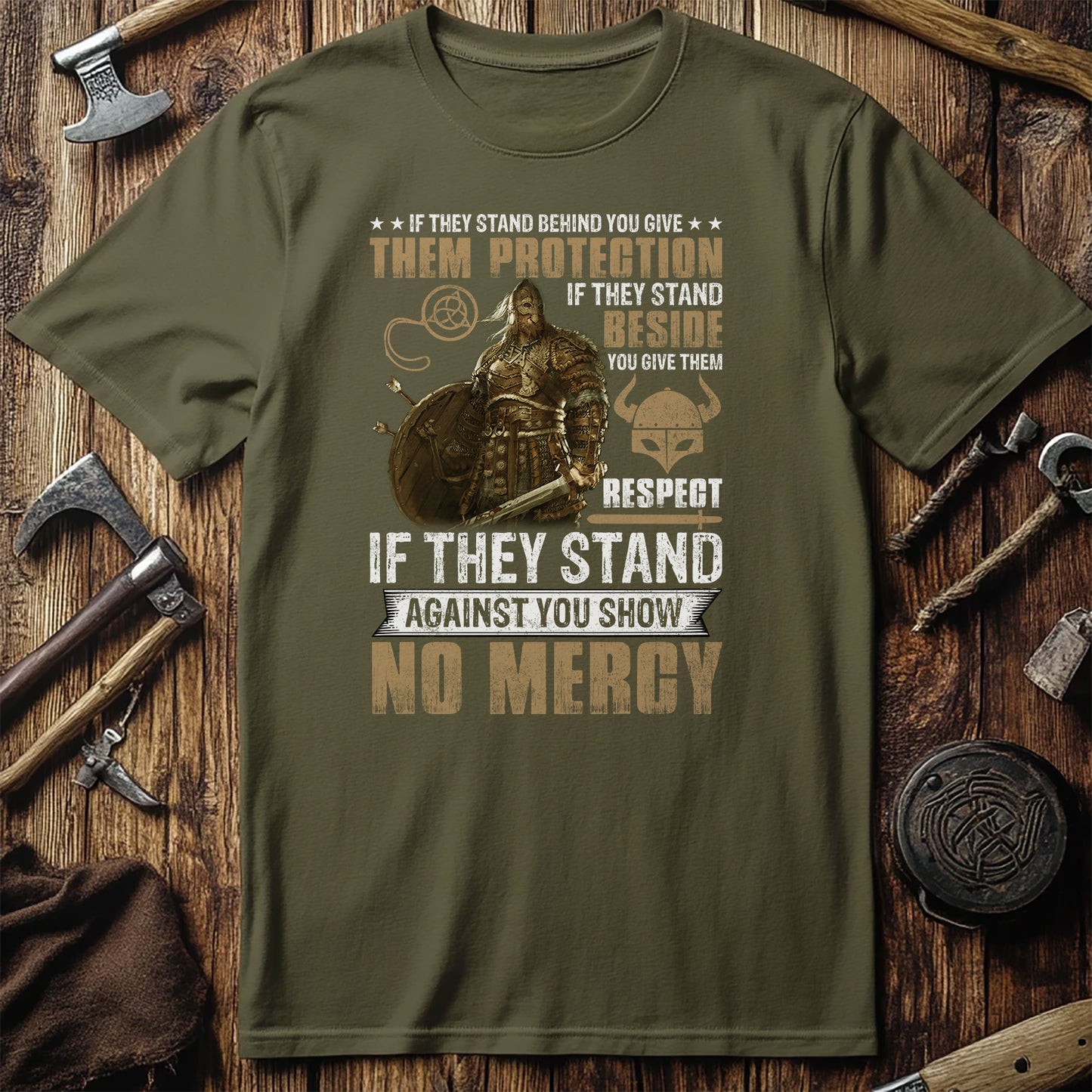 If They Stand Behind You Give Them Protection T-Shirt