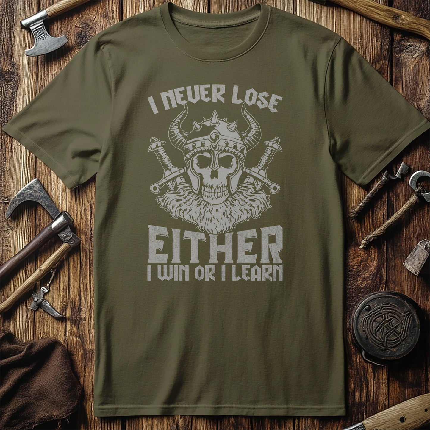 "I Never Lose, I Win or Learn" T-shirt