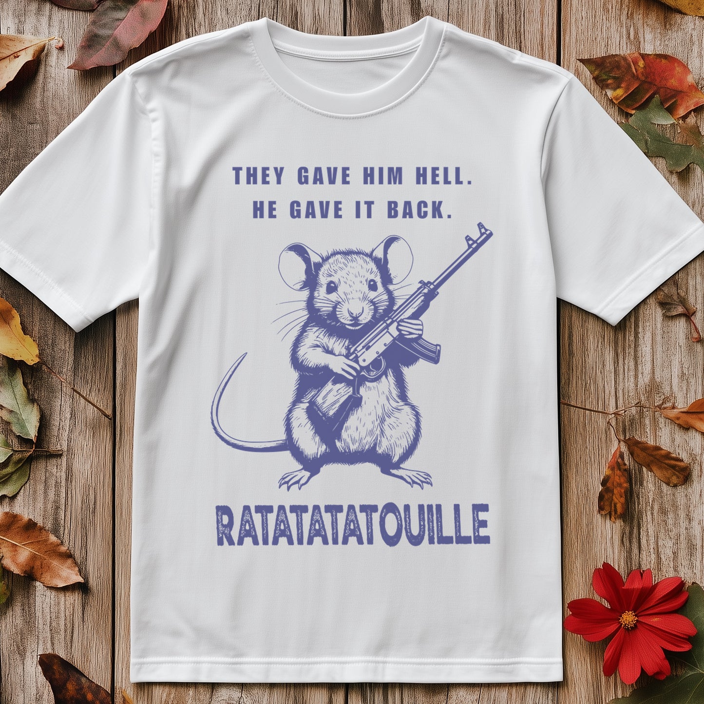 Gun Wielding Rat T-Shirt