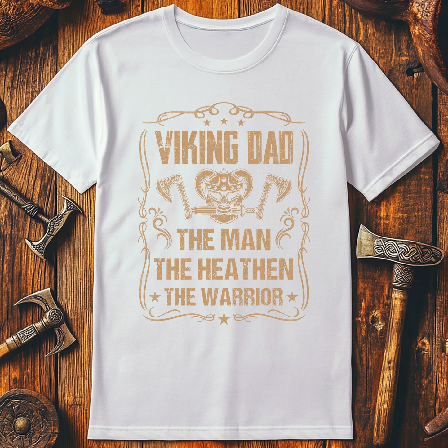 Viking Dad The Man Funny T-Shirt