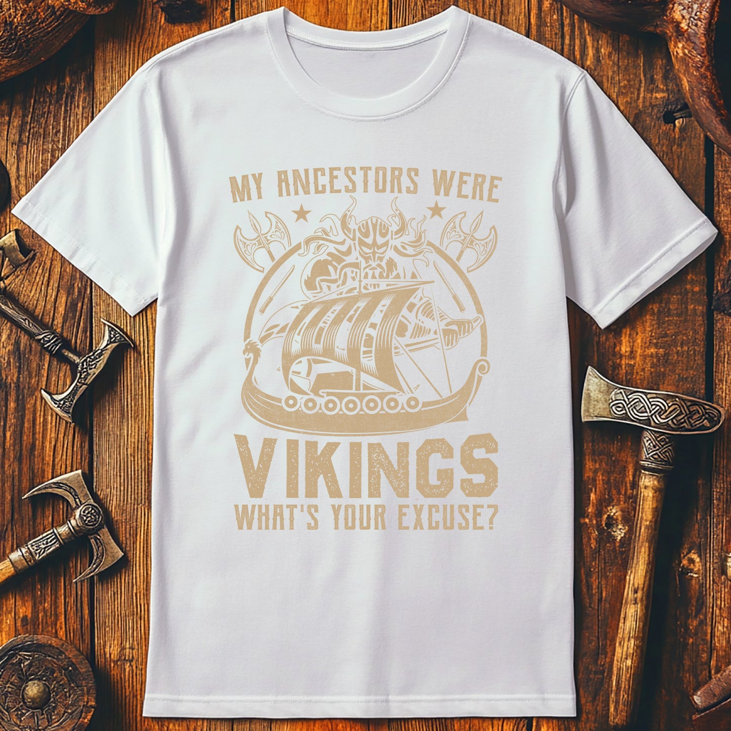 "My Ancestors Were Vikings" T-Shirt