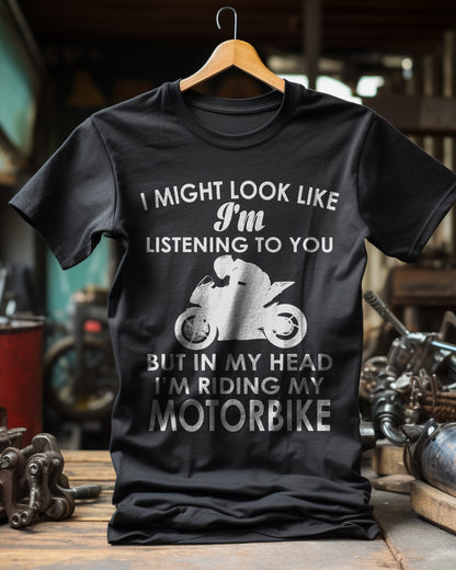 In My Head Riding Sportsbike T-Shirt