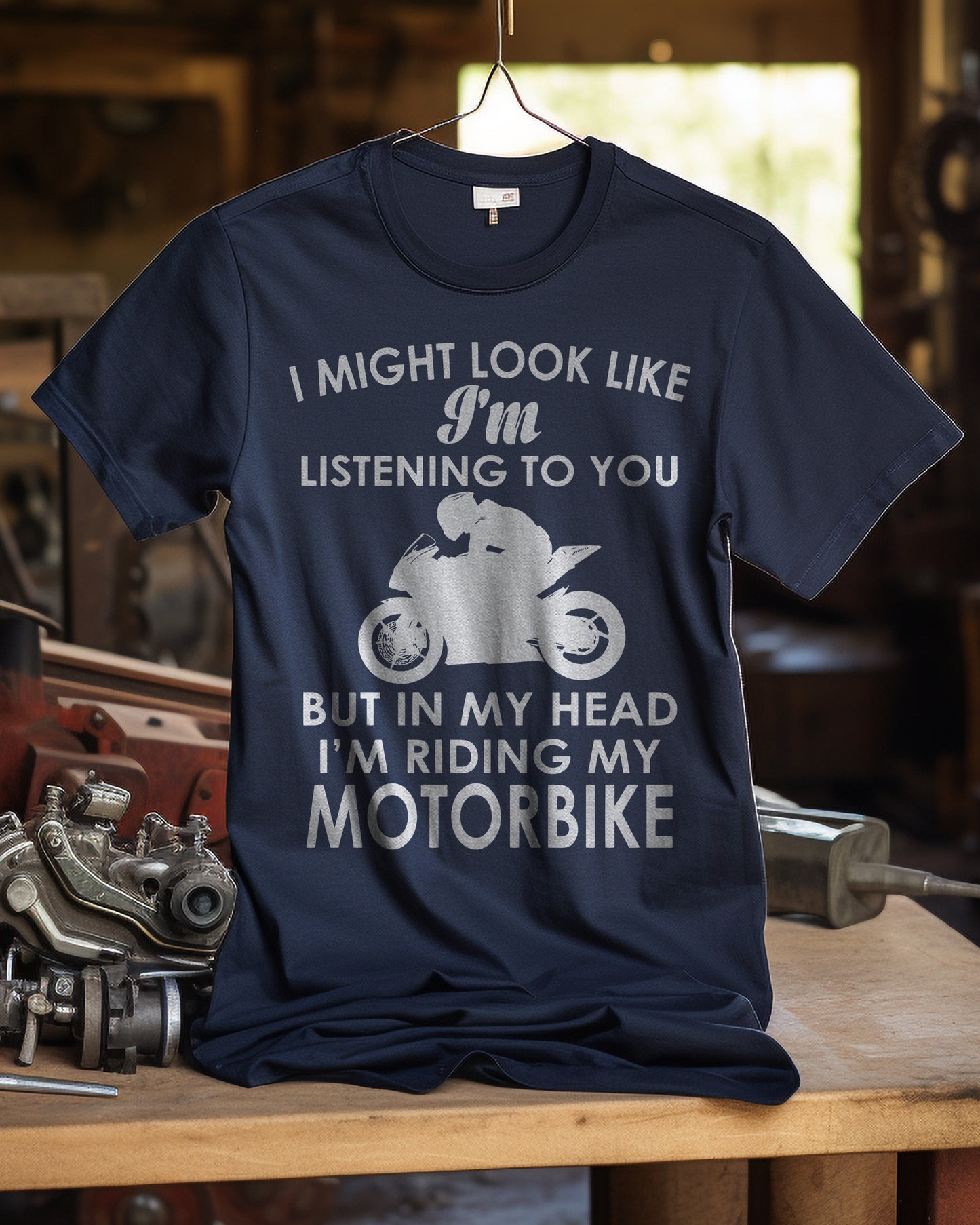 In My Head Riding Sportsbike T-Shirt