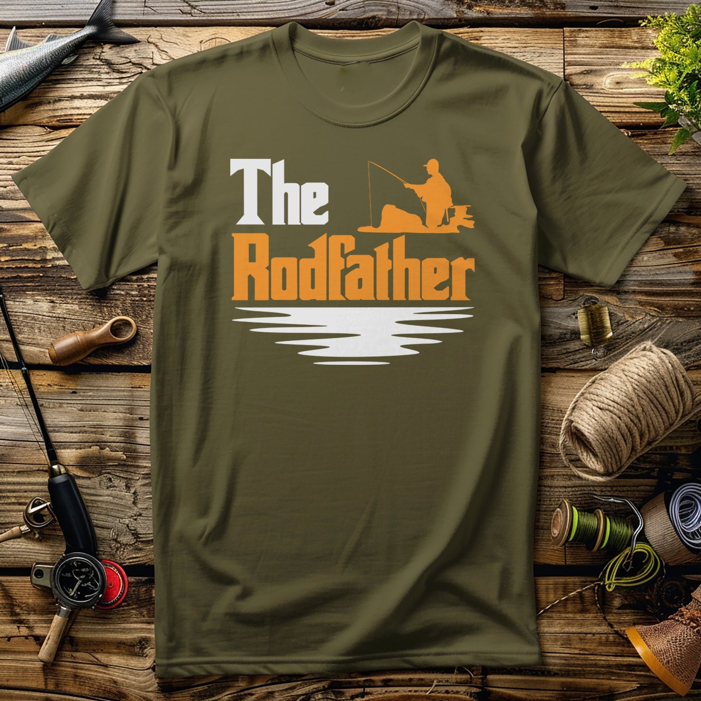 The Rod Father Fishing T-Shirt