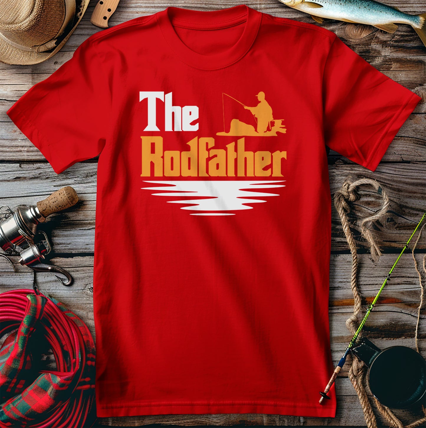 The Rod Father Fishing T-Shirt