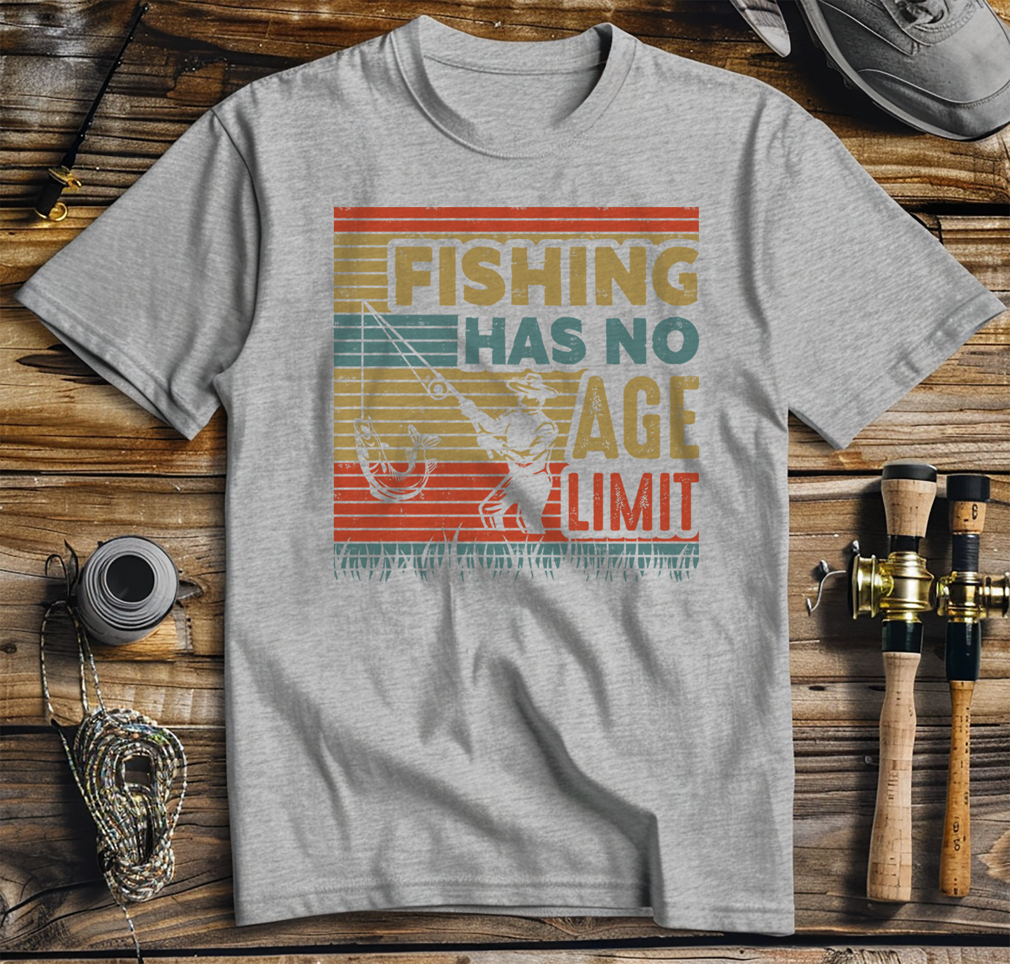 Fishing Has No Age Limit T-Shirt