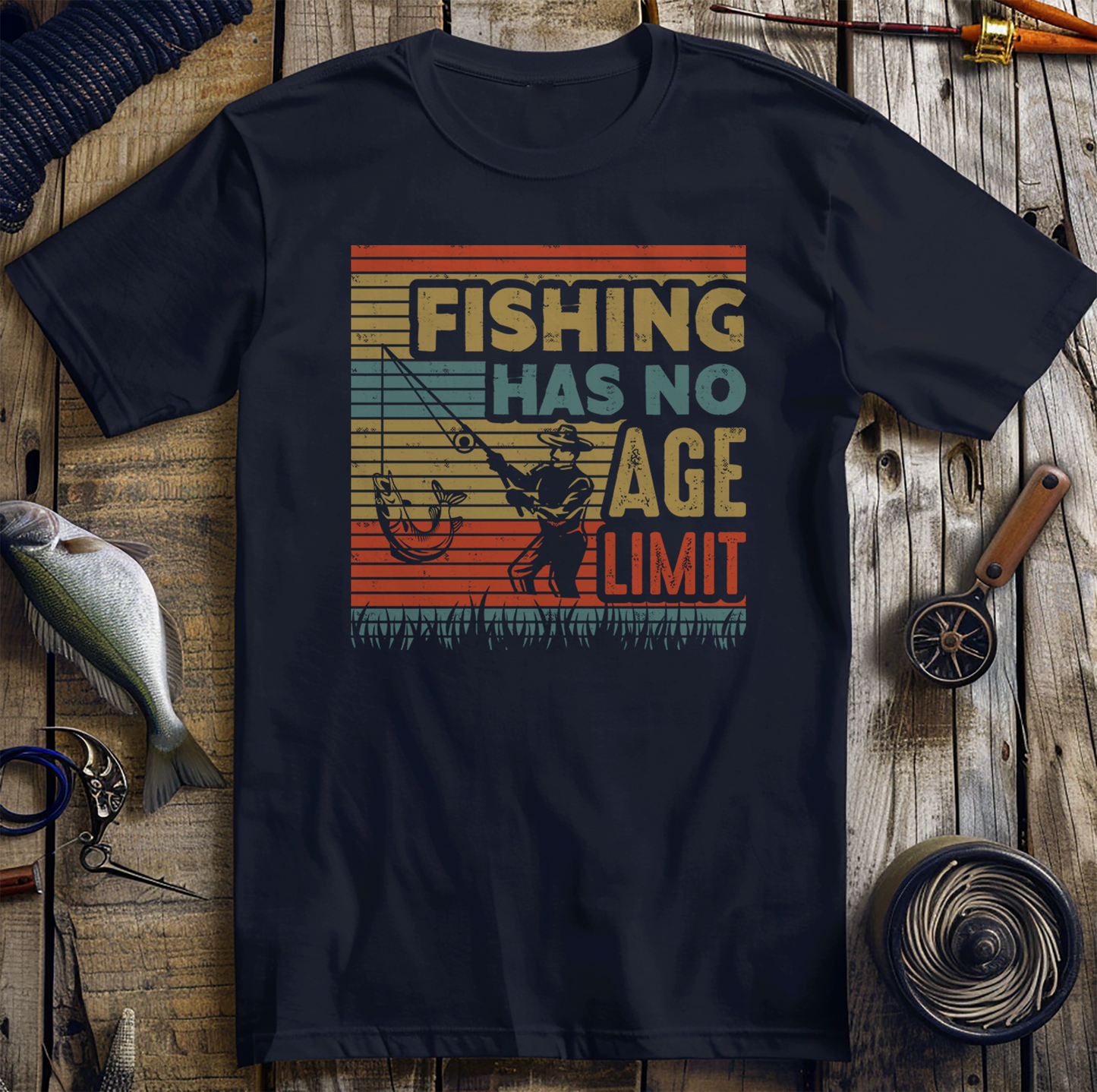 Fishing Has No Age Limit T-Shirt