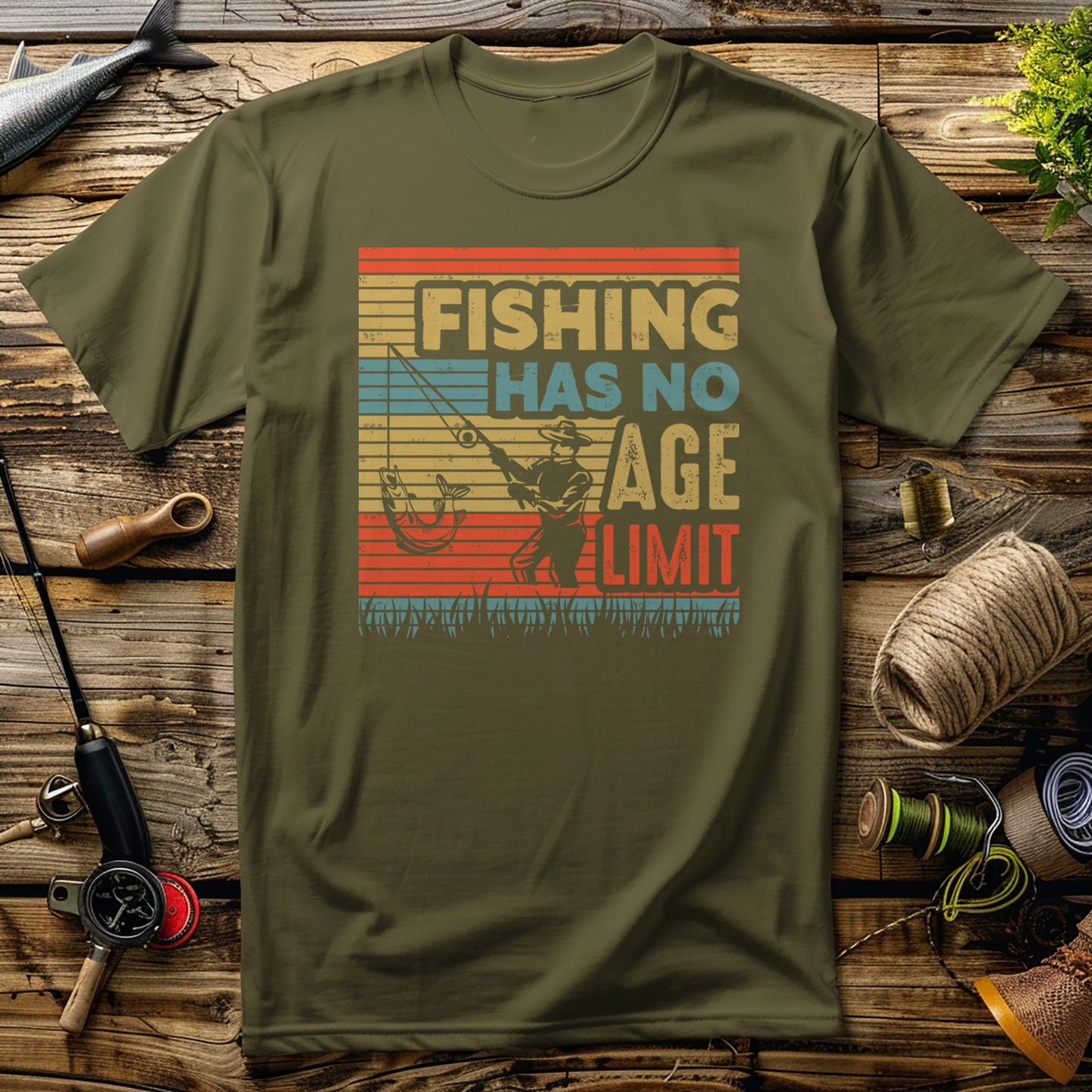 Fishing Has No Age Limit T-Shirt