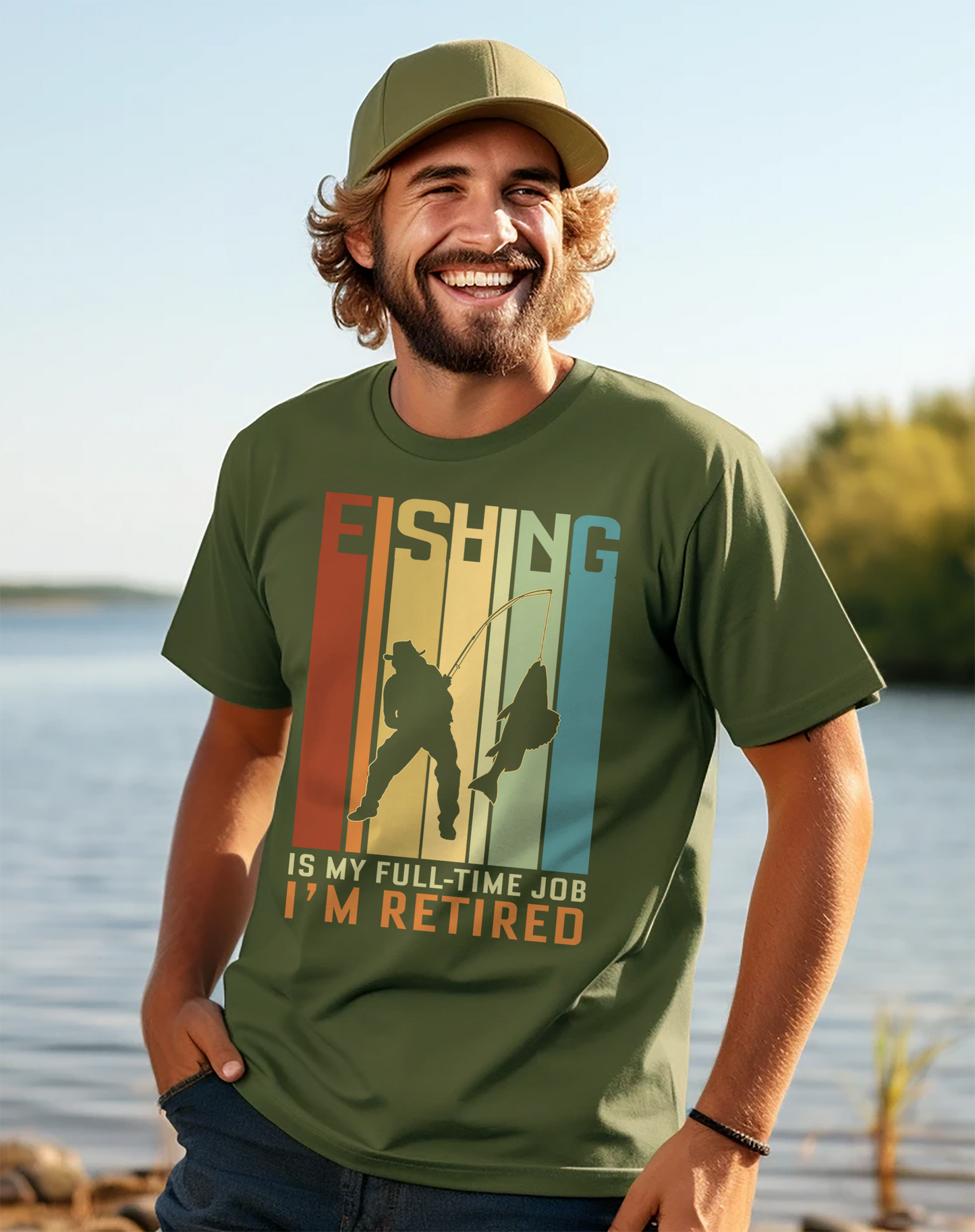 I'M Retired Fishing Is My Full Time T-Shirt