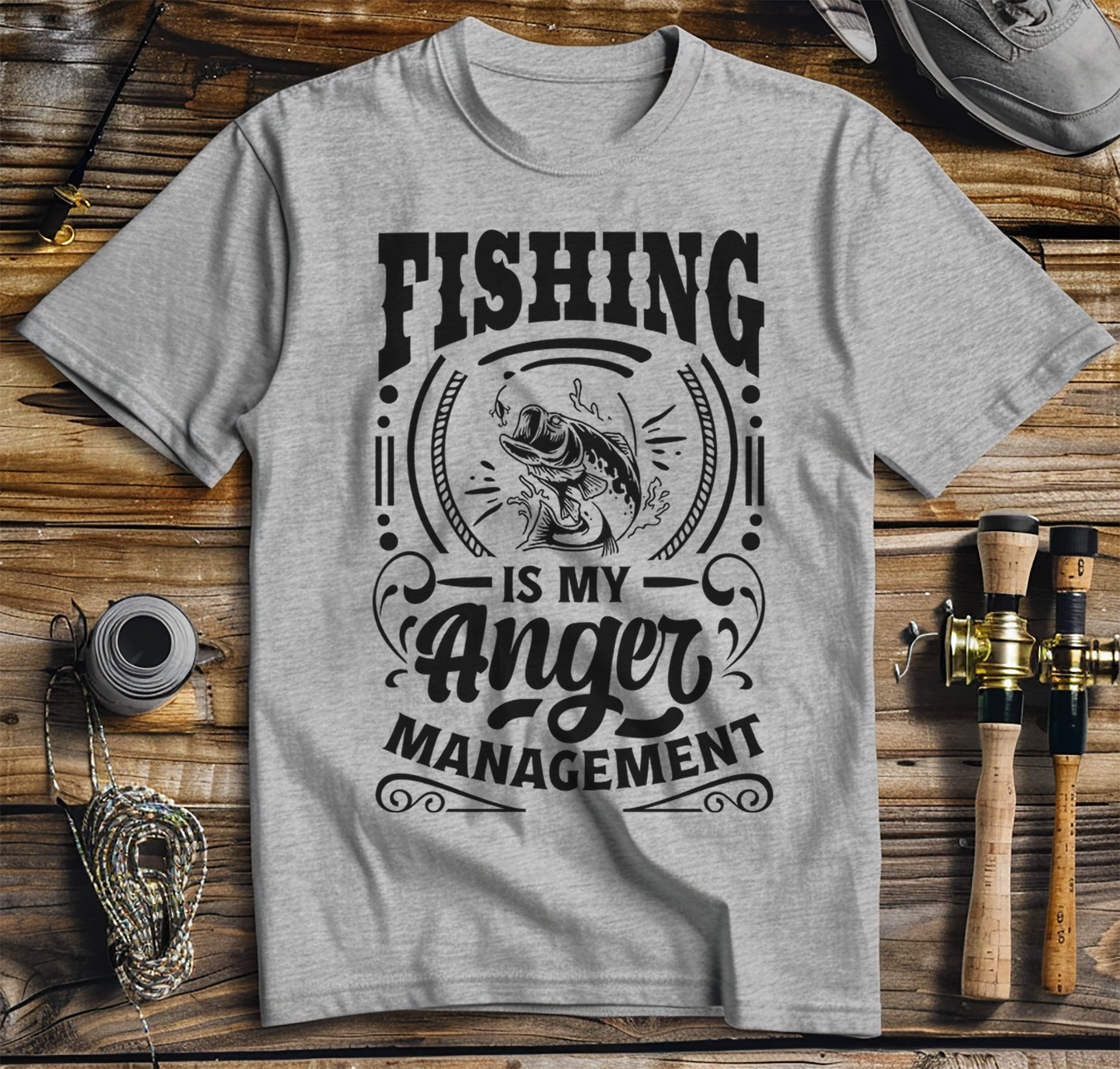 Fishing is my Anger Management T-Shirt