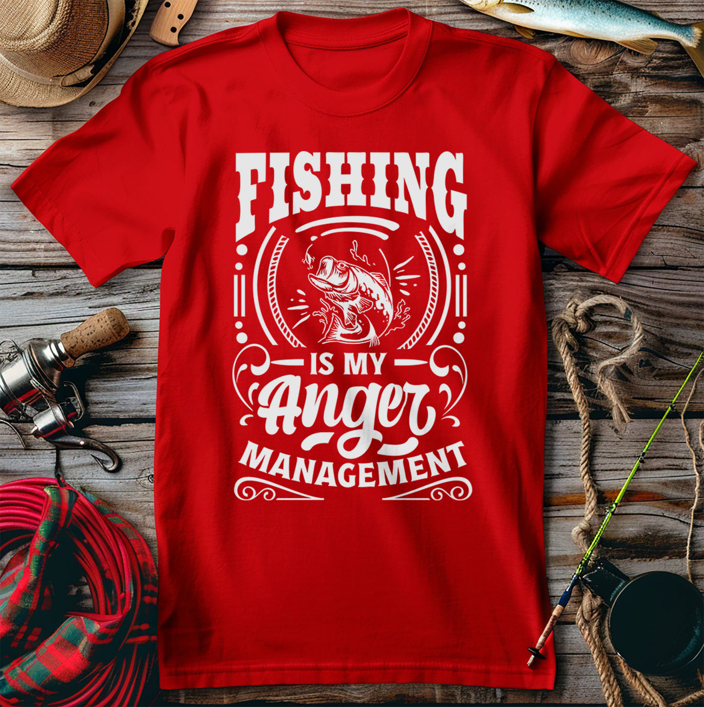 Fishing is my Anger Management T-Shirt