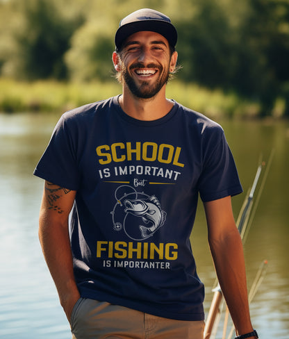 School vs. Fishing The Ultimate T-Shirt