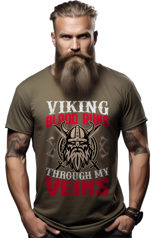 Viking Blood Runs Through My T-Shirt