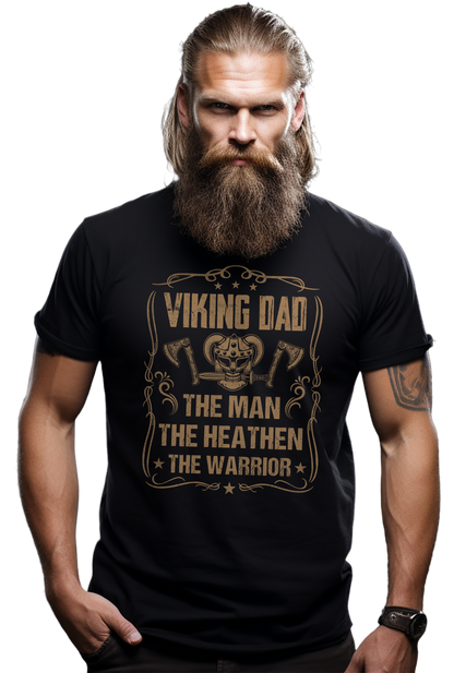 Viking Dad The Man Funny T-Shirt