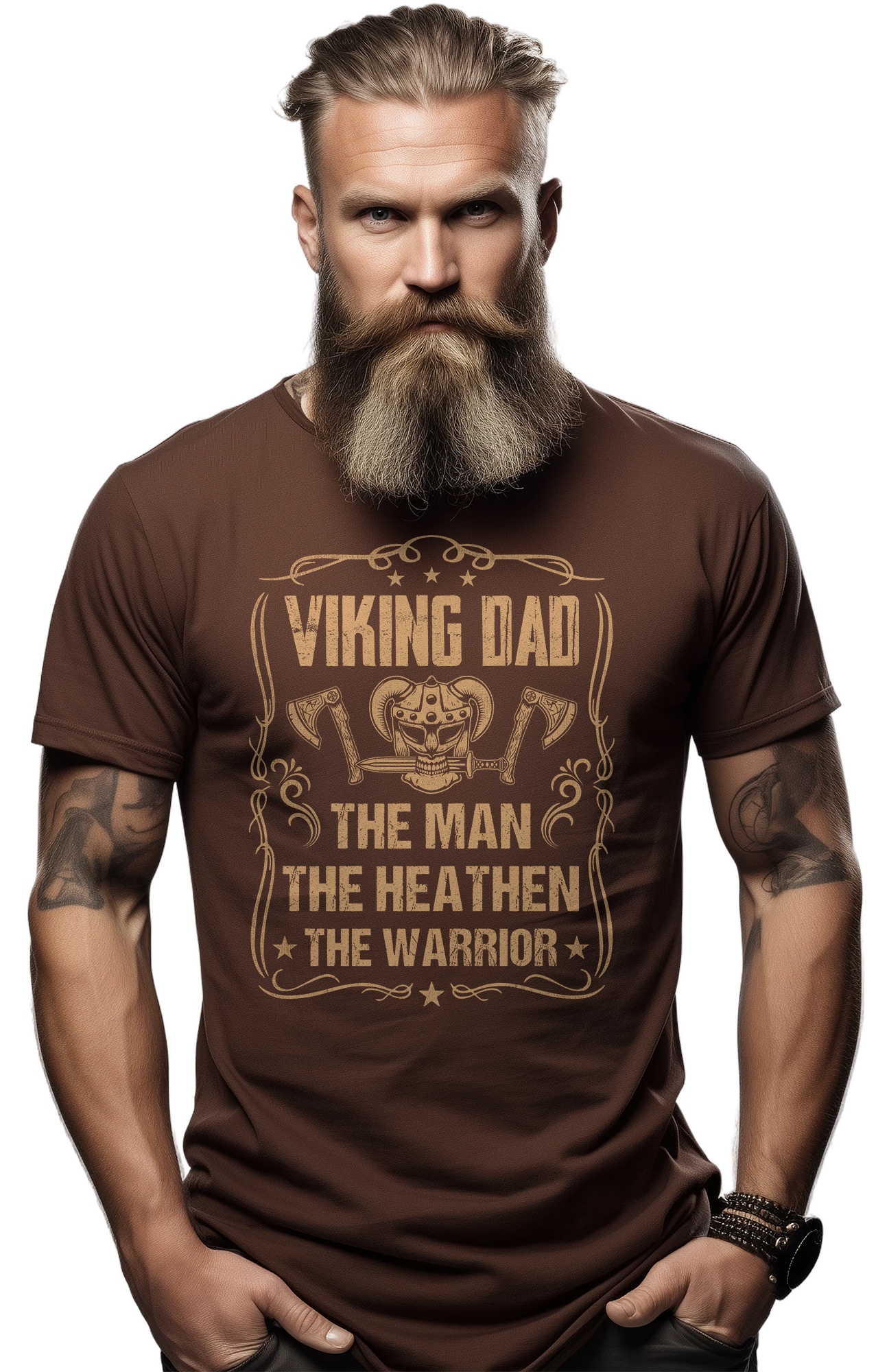 Viking Dad The Man Funny T-Shirt