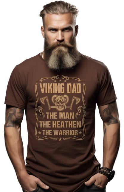 Viking Dad The Man Funny T-Shirt