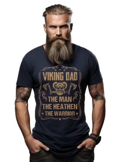 Viking Dad The Man Funny T-Shirt