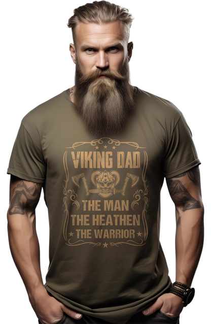 Viking Dad The Man Funny T-Shirt