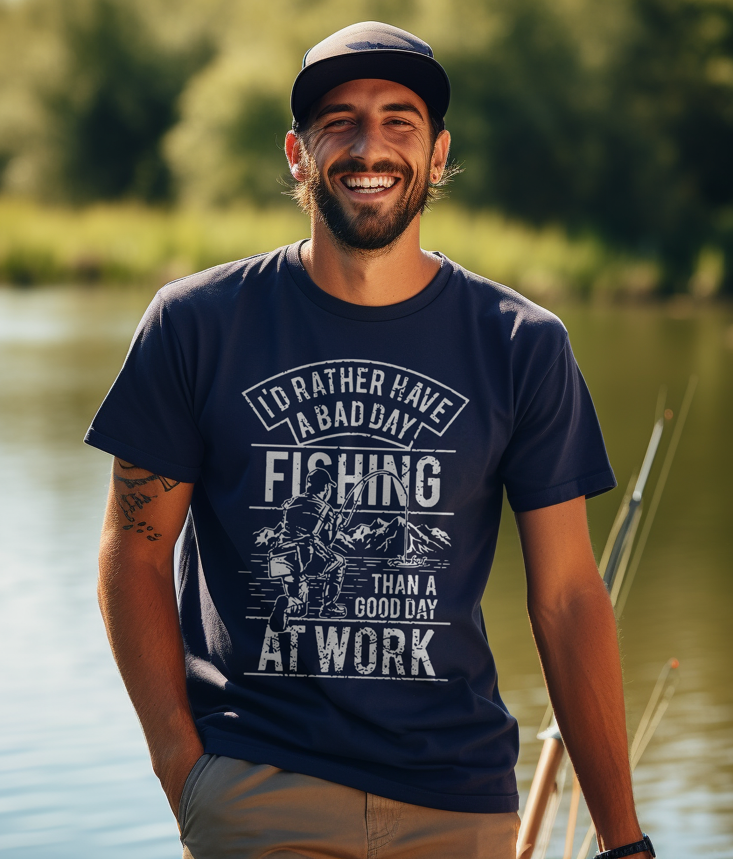 Bad Day Fishing Good Day T-Shirt