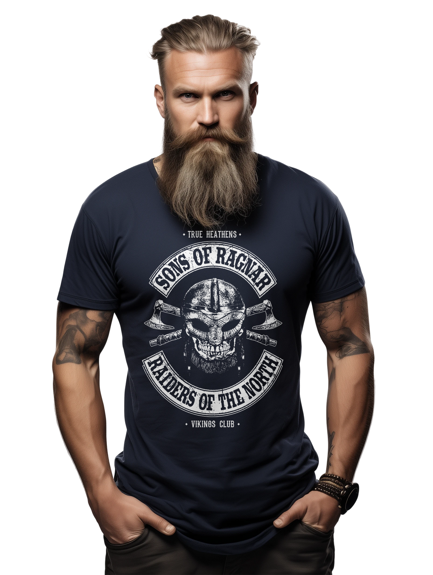 Sons of Ragnar Viking Skull T-Shirt